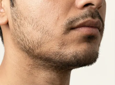 poor beard moustache growth